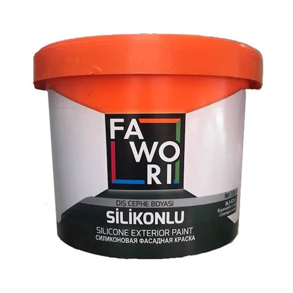 Краска Favori SILICONE EXTERIOR PAINT фасадная 2,5 л
