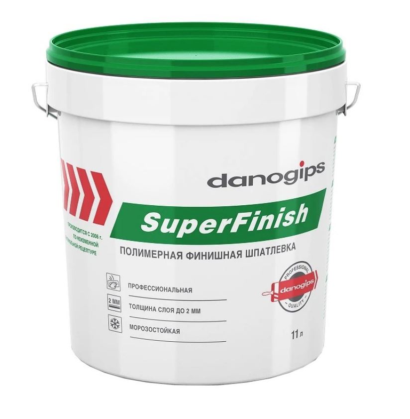 Шпатлевка Danogips SuperFinish 18,1кг/11л